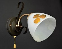 Бра однорожковое Мелодия Света  Е27 Черный картинка 